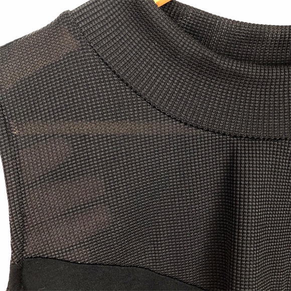 SELECT S I Don’t Make Mistakes Mesh Cutout Cold Shoulder Long Sleeve Crop Top - Picture 4 of 8